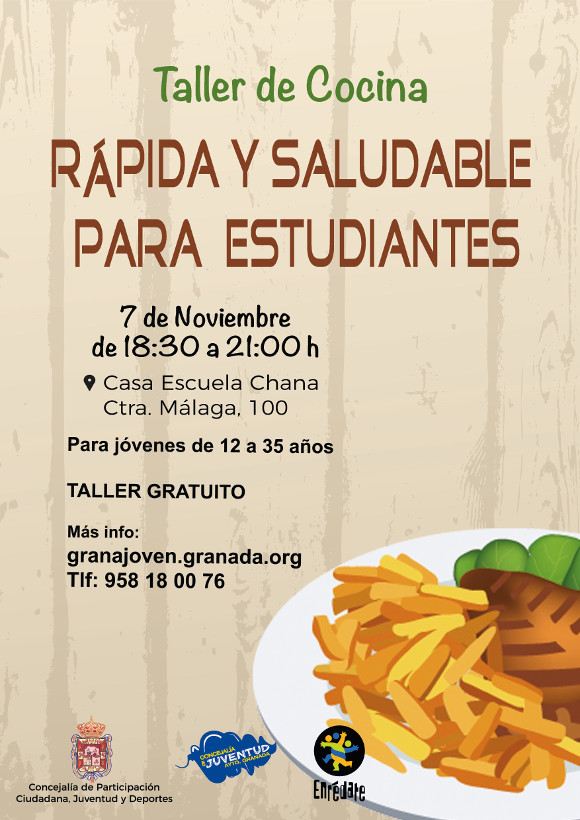 ENREDATE. Taller de Cocina r�pida y saludable para estudiantes